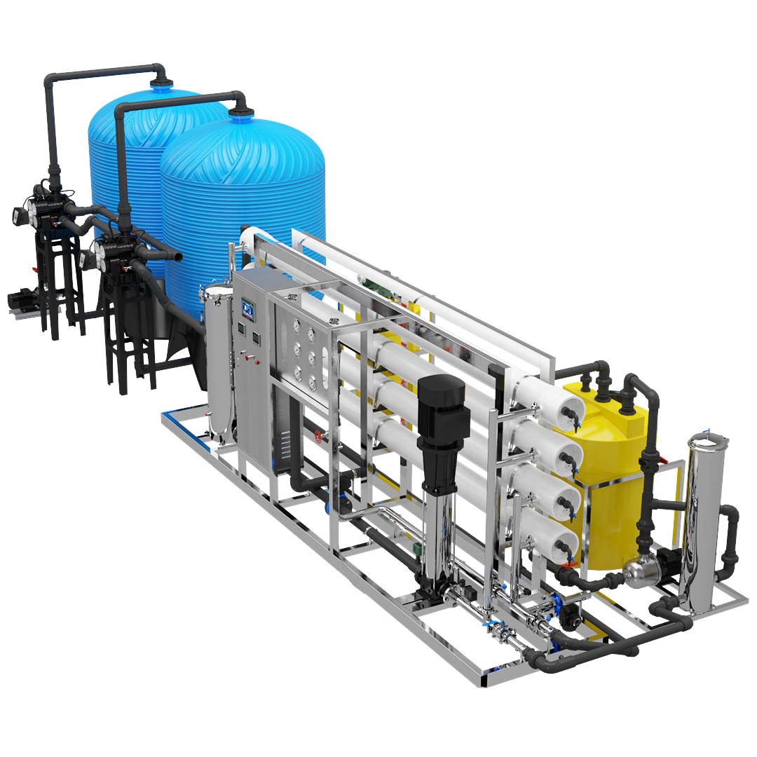 16,000LPH Industrial Reverse Osmosis Machine RO Water Purifier
